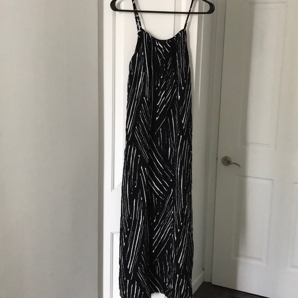 Black & White Maxi Dress